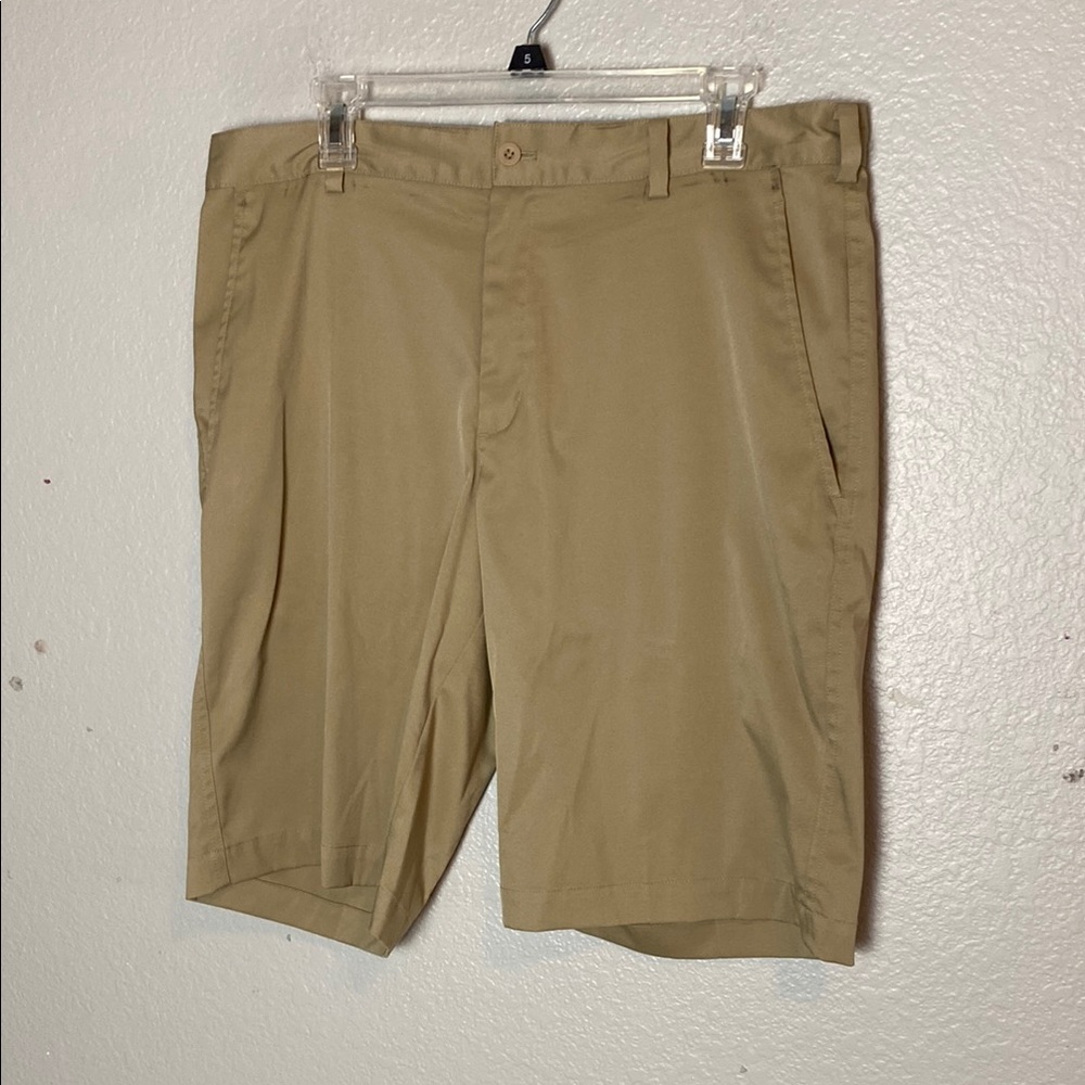 Nike Tan Flat Front Shorts